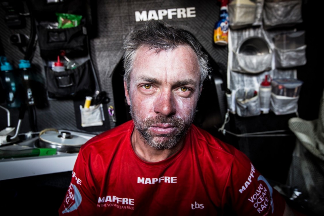 2014 - 15, Leg6, MAPFRE, OBR, Rob Greenhalgh, VOR, Volvo Ocean Race, onboard, portrait, face, down below