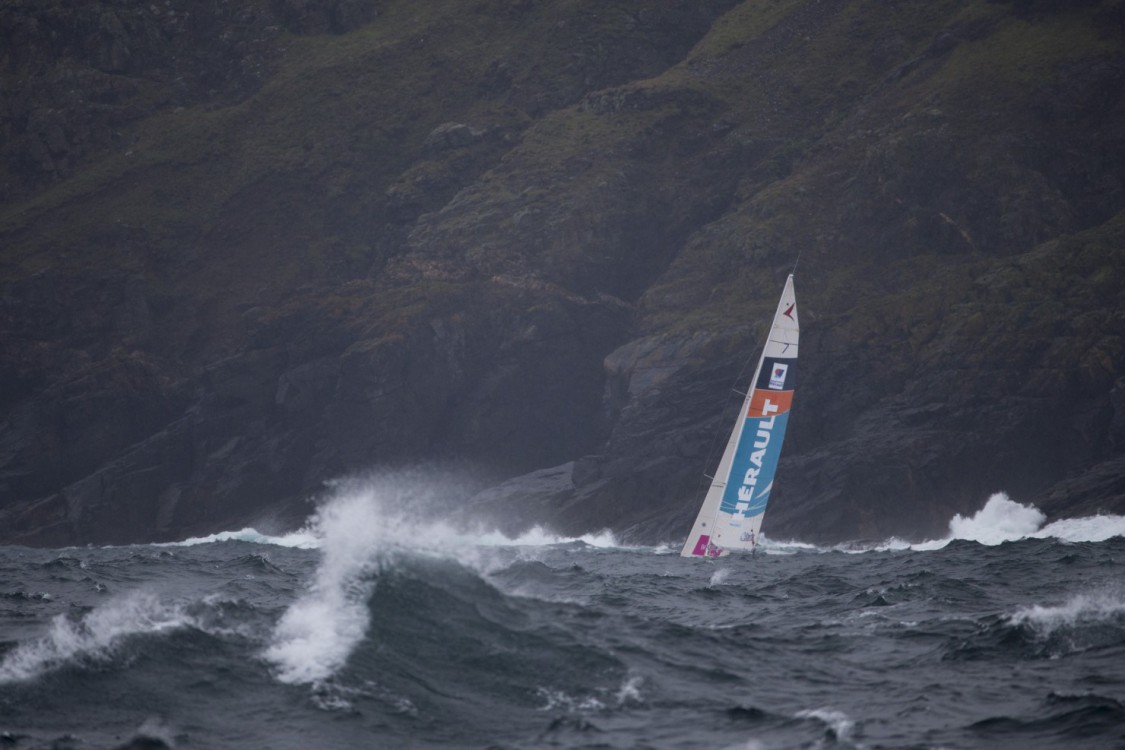 2015, ERIC BOMPARD, ETAPE 4, FIGARO, SOLITAIRE DU FIGARO 2015, VOILE