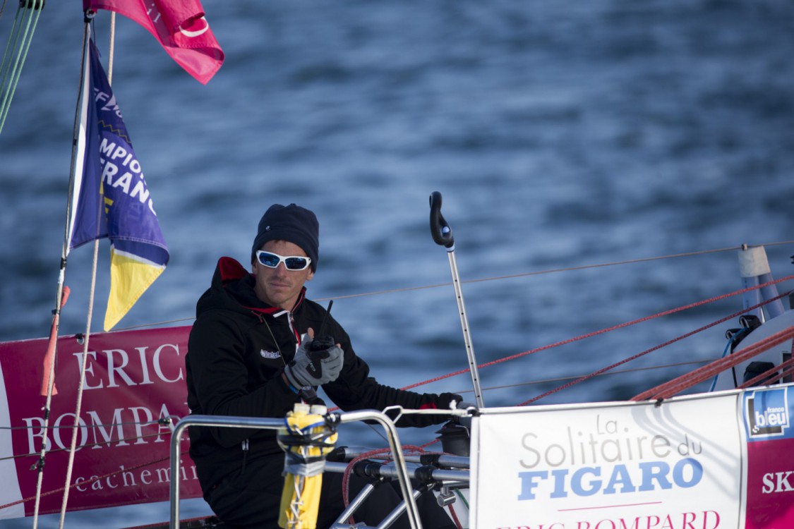 2015, ERIC BOMPARD, ETAPE 2, FIGARO, SKIPPER hERAULT, SOLITAIRE DU FIGARO 2015, VOILE, XAVIER MACAIRE