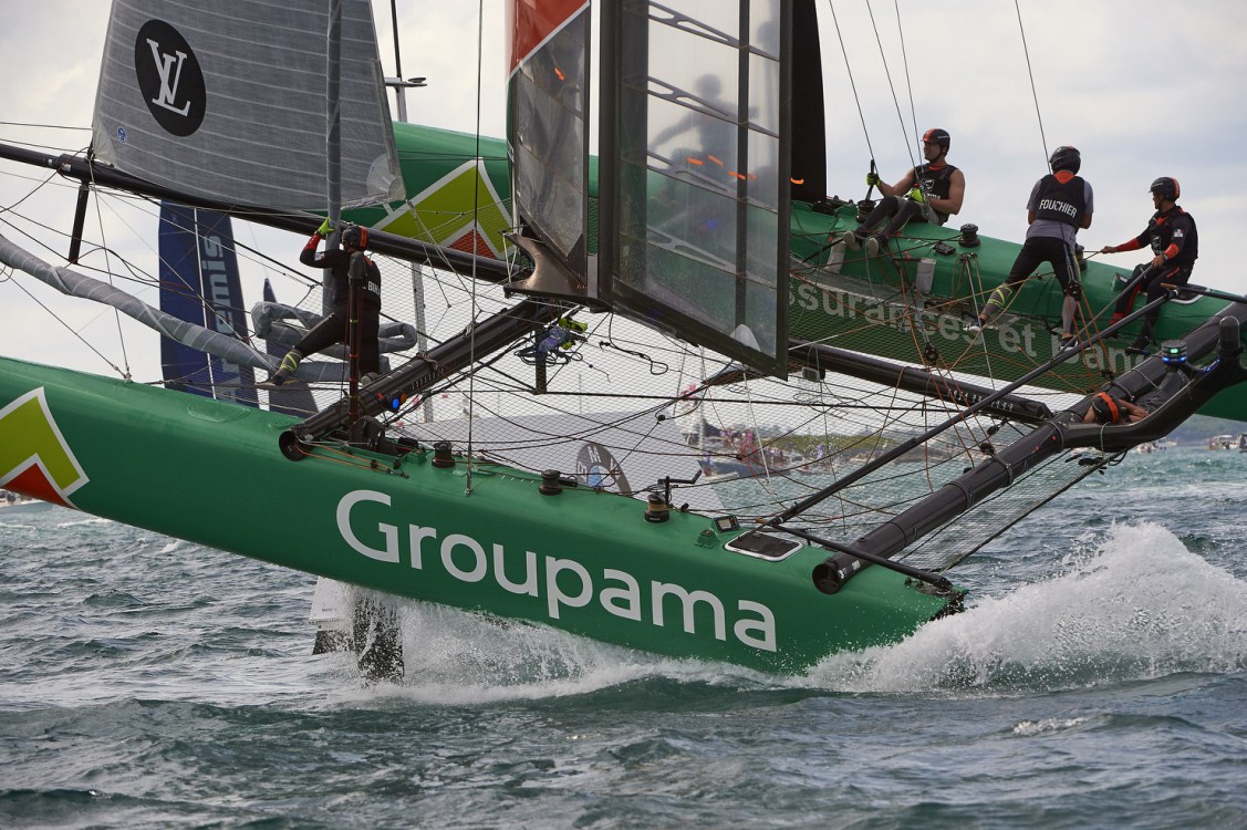 GROUPAMA, TEAM FRANCE, FRANCK CAMMAS, AC45, AC35, CATAMARAN