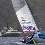 2016, ARRIVEE, ERWAN TABARLY, FIGARO, GEDIMAT, SAINT BARTHELEMY, THIERRY CHABAGNY, TRANSAT AG2R LA MONDIALE, VOILE