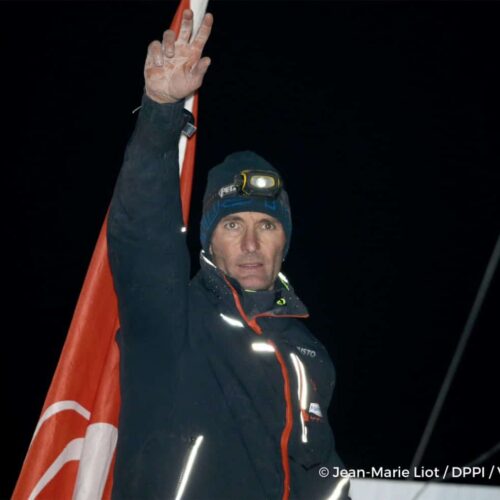 voile, tour du monde, finish, arrivée, solitaire, solo, race, course, vainqueur